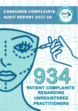 Save Face Consumer Complaints Report 2017-2018